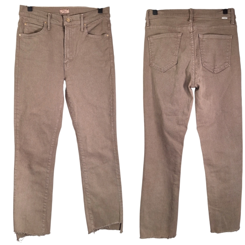 Mother Denim High Waisted Rascal Ankle Step Fray in Second Chance Womens 29